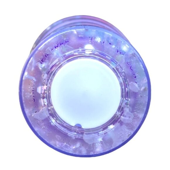 Lilo & Stitch Glitter 20 oz Light Up Tumbler With Dome Lid Kawaii Purple Working - Picture 5 of 6